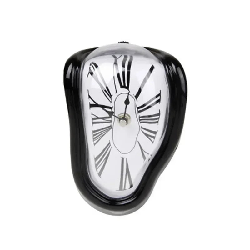 New Novel Surreal Melting Distorted Wall Clocks Surrealist Salvador Dali Style Wall Decoration Home Garden Clock
