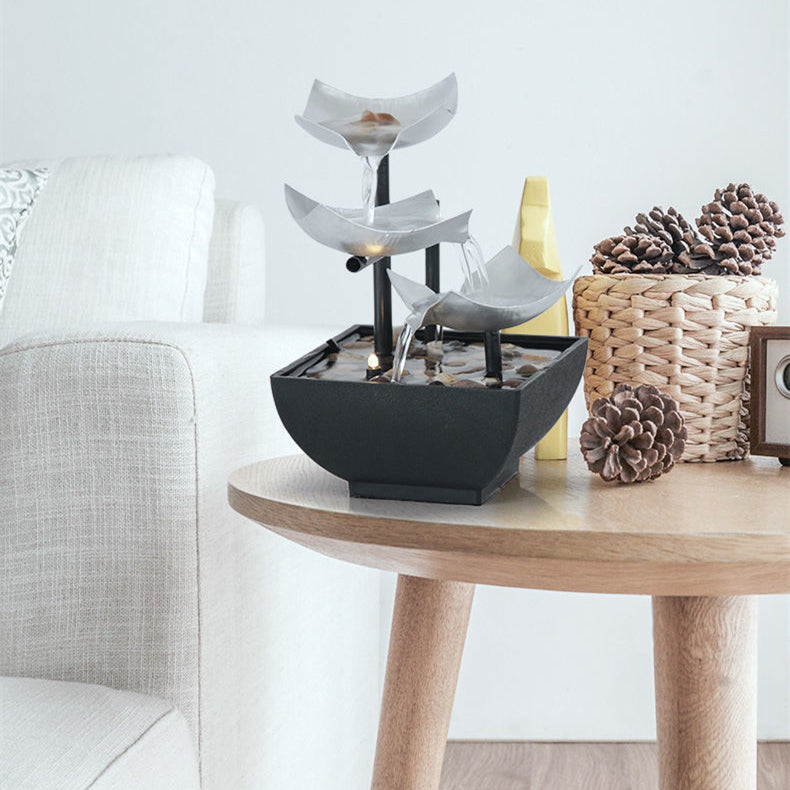 Zen Soothing, Relaxing, Decorative Tabletop Fountain for Home, Office Decor, Living Room, Bedroom