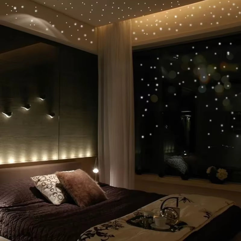 407Pcs Luminous Wall Stickers Wall Decor Glow in the Dark Star Vinyl Sticker for Kid Room Creative Fluorescent Party Decoration