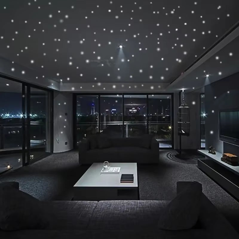 407Pcs Luminous Wall Stickers Wall Decor Glow in the Dark Star Vinyl Sticker for Kid Room Creative Fluorescent Party Decoration