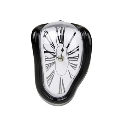 New Novel Surreal Melting Distorted Wall Clocks Surrealist Salvador Dali Style Wall Decoration Home Garden Clock