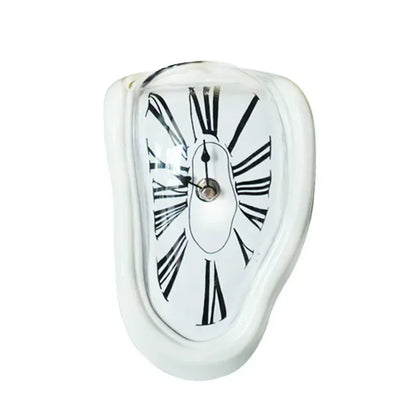 New Novel Surreal Melting Distorted Wall Clocks Surrealist Salvador Dali Style Wall Decoration Home Garden Clock