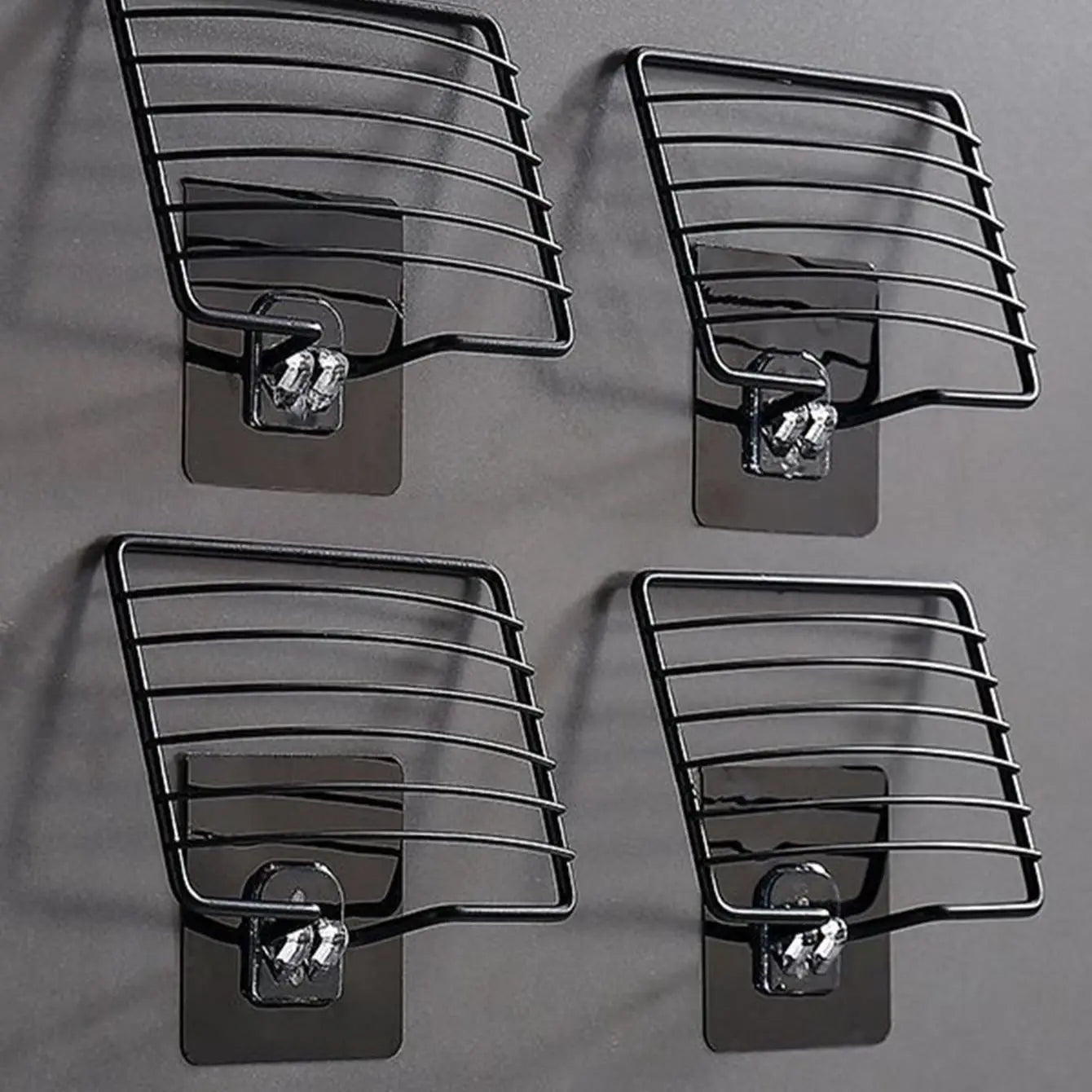 Wall Mount Stainless Steel Soap, Sponge Holder  (Punch-Free, Nail-Free, No Drilling, Rust Proof, Ideal for Kitchen & Bathroom)