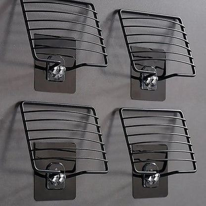Wall Mount Stainless Steel Soap, Sponge Holder  (Punch-Free, Nail-Free, No Drilling, Rust Proof, Ideal for Kitchen & Bathroom)