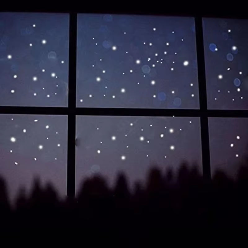407Pcs Luminous Wall Stickers Wall Decor Glow in the Dark Star Vinyl Sticker for Kid Room Creative Fluorescent Party Decoration